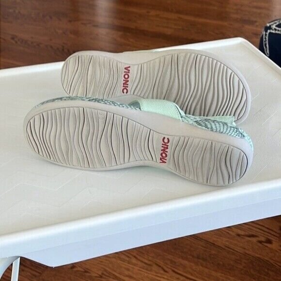 VIONIC Tala T-Strap Seafoam Sandals Orthotic Comfort Size 9 NEW $100 - Picture 6 of 6
